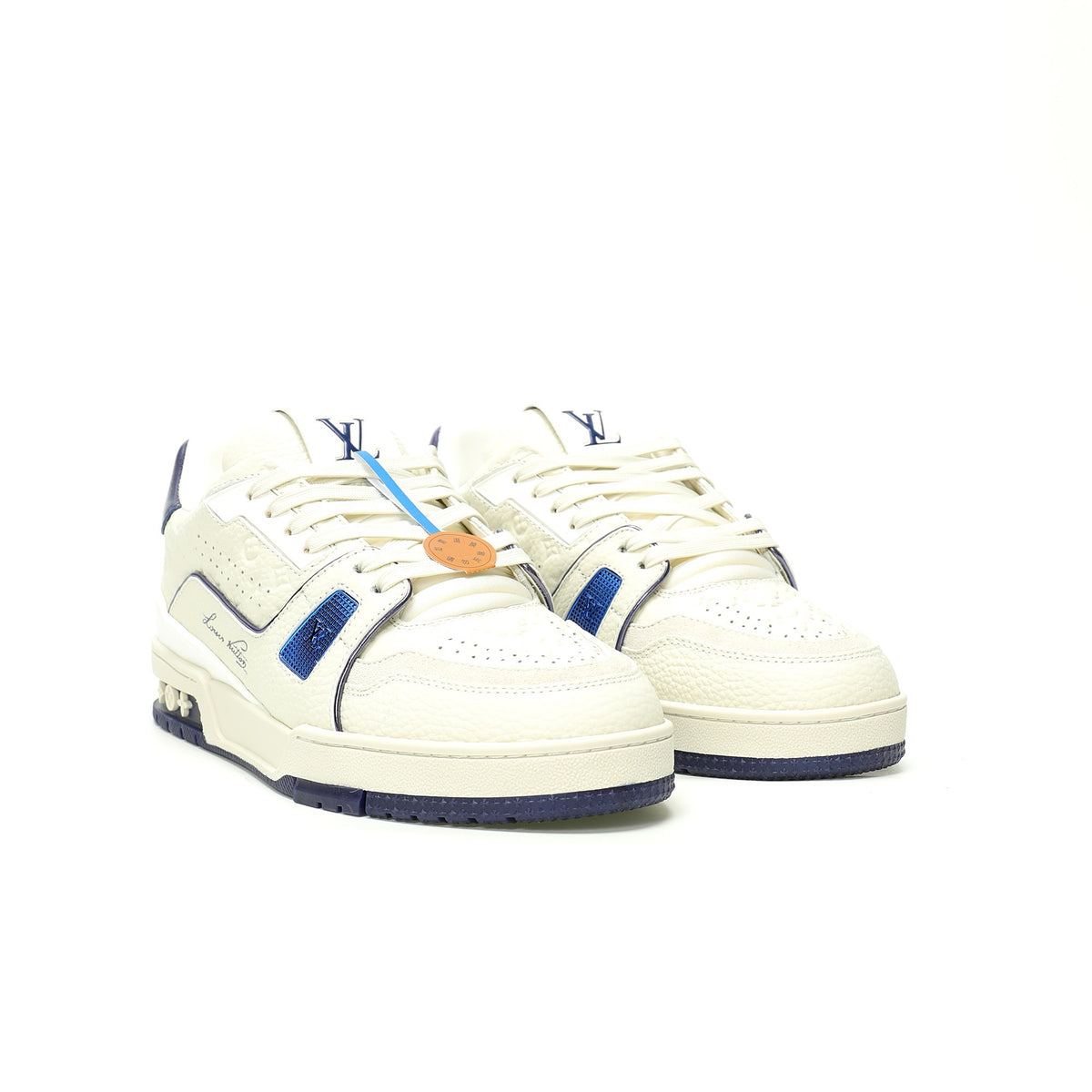 Louis Vuitton LV Trainer Sneaker – White / Navy