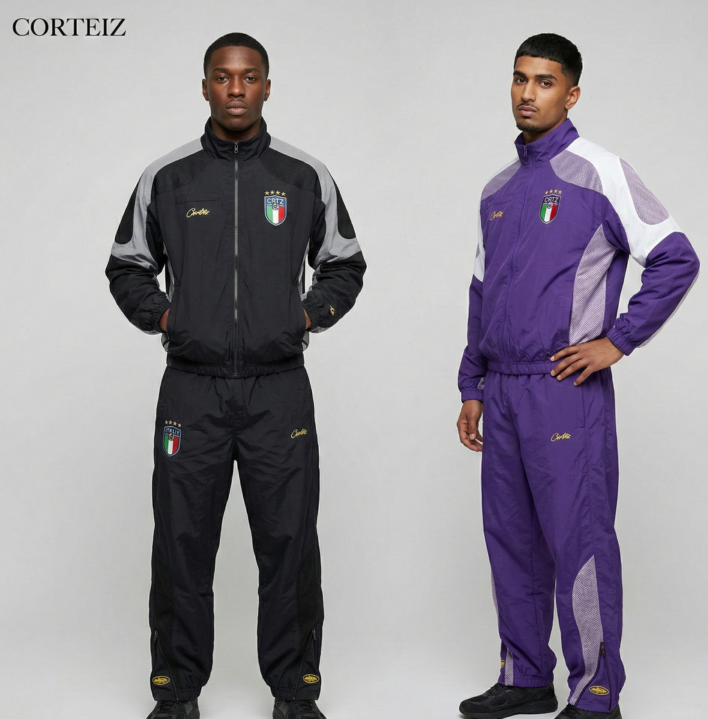 Corteiz x Italy Retro Tracksuit - Jacket and Pants Set
