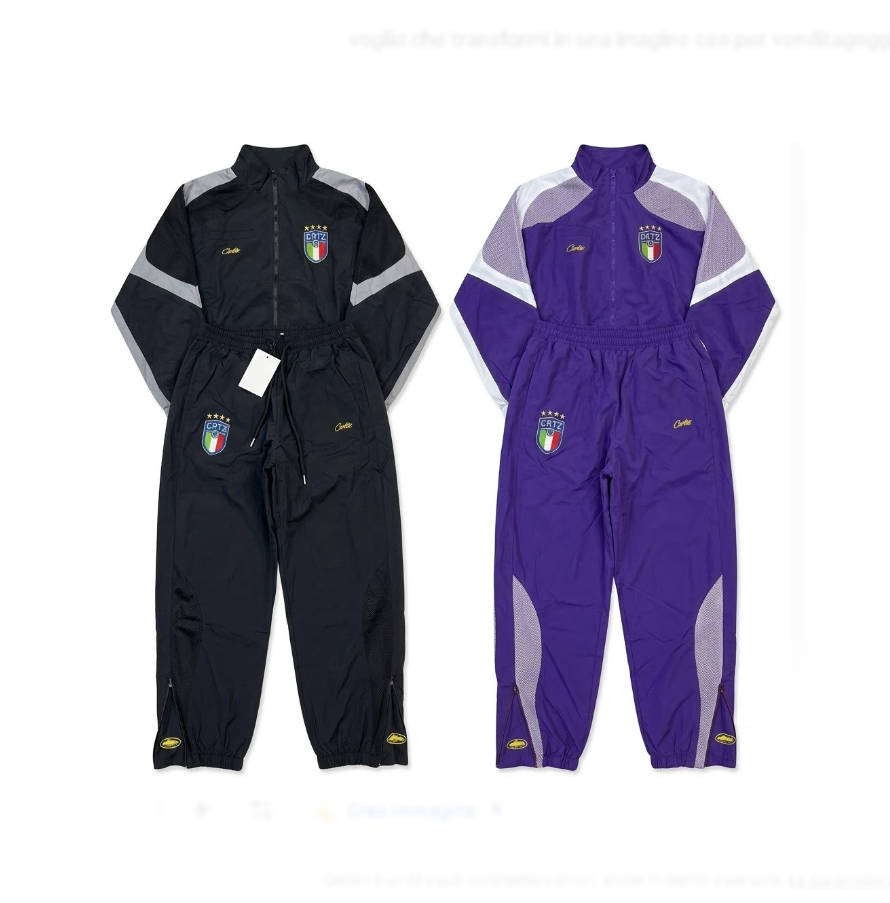 Corteiz x Italy Retro Tracksuit - Jacket and Pants Set