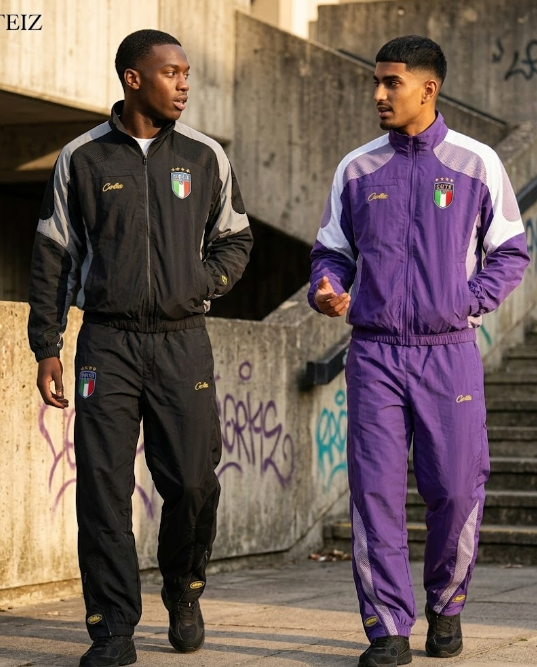Corteiz x Italy Retro Tracksuit - Jacket and Pants Set