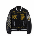 Off-White Varsity Jacket Gold Embroidery 23