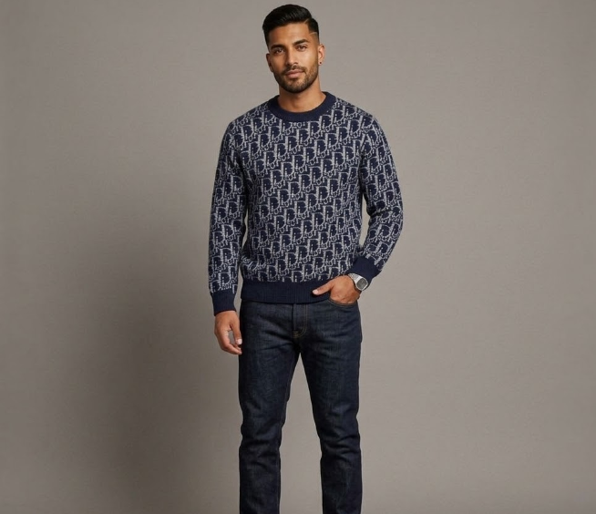 Dior Oblique Monogram Wool Sweater