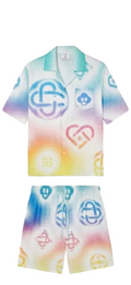 Casa Blanca Gradient Shirt and Shorts Set