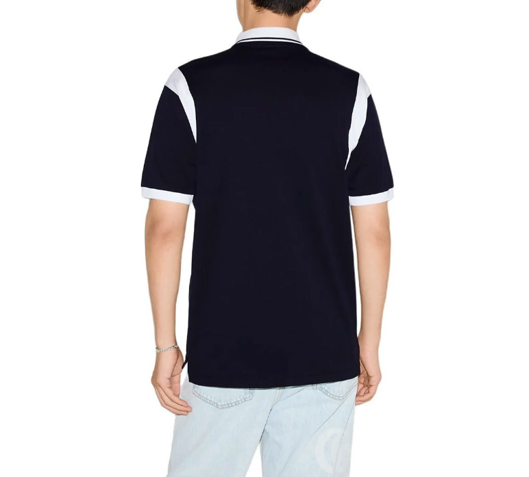 Gucci University Polo Shirt with White Details - Black