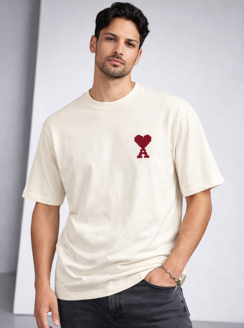 AMI Paris Hearts Collection T-Shirt - Limited Edition