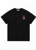 T-shirt AMI Paris Logo Classique Noir