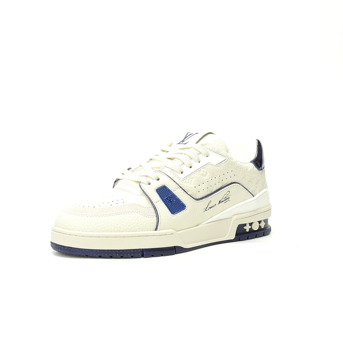 Louis Vuitton LV Trainer Sneaker – White / Navy